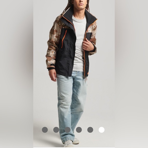 NWT - Superdry Men’s Tech Camo Wind Attacker Jacket - Size XXL - Picture 2 of 16